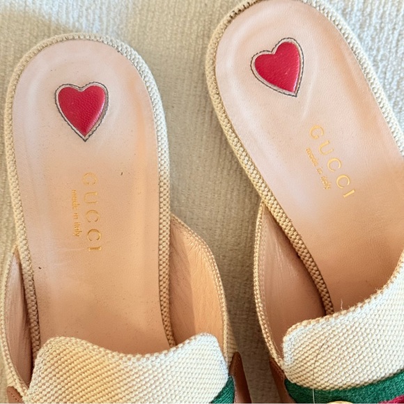 Gucci Princetown Canvas Mules Horsebit Size 40 - Picture 5 of 7